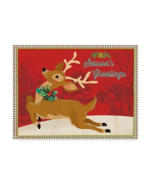 Trademark Global Holli Conger Retro Christmas 2 Canvas Art In Multi