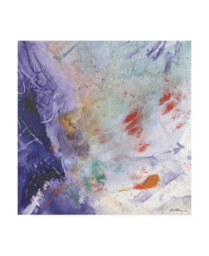 Sheila Golden Purple Wind Abstract Iv Canvas Art - 155