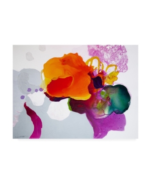 Trademark Global Lina Alatta Like A Moth To A Bloom Canvas Art In Multi