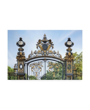 Trademark Global Alan Blaustein Park Monceau Gates Canvas Art In Multi