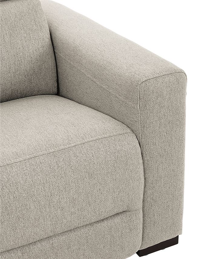 Furniture Nevio 39" Fabric Power Recliner, Created for Macy's Macy's