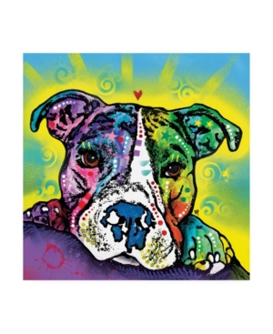 Dean Russo The Baby Pit Bull Canvas Art - 15