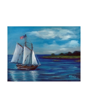 Trademark Global Marnie Bourque Flag On Parade Canvas Art In Multi