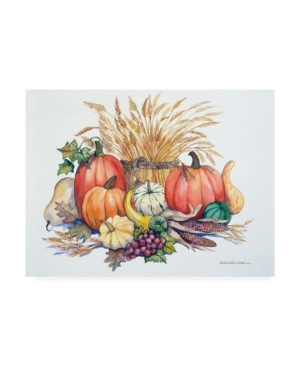 Trademark Global Kathleen Parr Mckenna Pumpkin Harvest Gourds Canvas Art In Multi