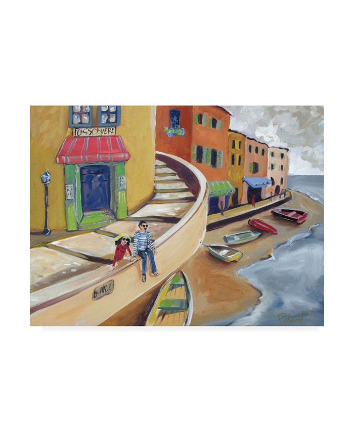 Trademark Global Patricia A. Reed Sitting on the Coast Canvas Art - 36. ...