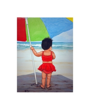 Trademark Global Patrick Sullivan Beach Baby K Canvas Art In Multi