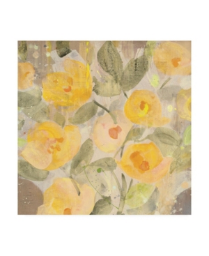Albena Hristova Poppy Garden I Yellow Flowers Canvas Art - 155