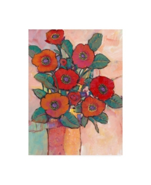 Trademark Global Tim O'toole Poppies In A Vase I Canvas Art In Multi