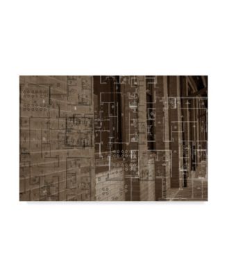 Sisa Jasper Architecture Drawing III Canvas Art - 37