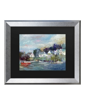 Trademark Global Richard Wallich Dock Matted Framed Art In Multi