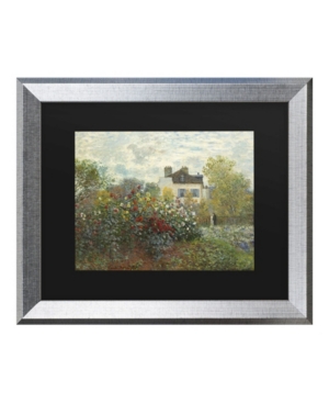 Claude Monet The Artist's Garden in Argenteuil Matted Framed Art - 27