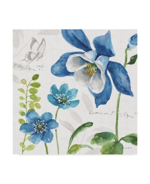 Lisa Audit Blue and Green Garden Iii Canvas Art - 15