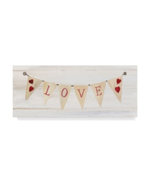 Kathleen Parr Mckenna Rustic Valentine Banner Ii Canvas Art - 20
