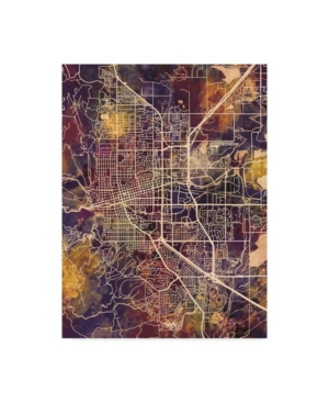 Trademark Global Michael Tompsett Boulder Colorado City Map Ii Canvas Art In Multi