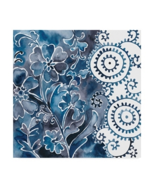 Chariklia Zarris Cobalt Garden Ii Canvas Art - 15