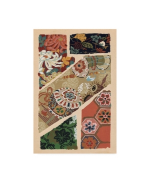 Trademark Global Ema Seizan Japanese Textile Design V Canvas Art In Multi