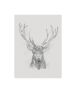 Trademark Global Ethan Harper Contemporary Elk Sketch Ii Canvas Art In Multi