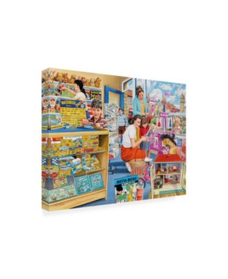 Trademark Global Trevor Mitchell In the Toy Shop Canvas Art - 19.5" x 26"