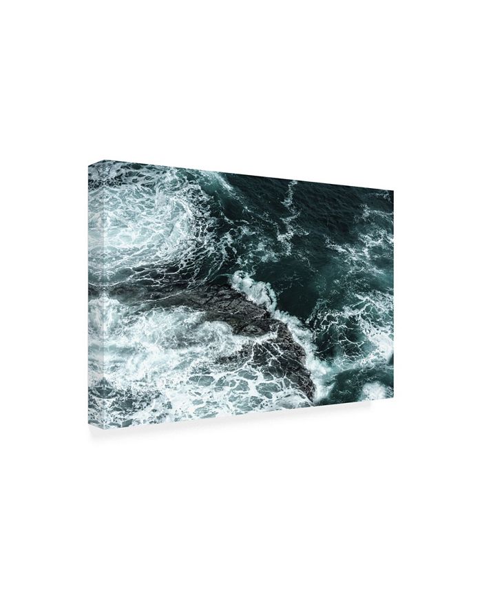 Trademark Global PhotoINC Studio Waves Over Water II Canvas Art - 15.5 ...