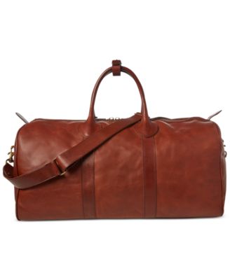 Polo Ralph Lauren Men's Leather Duffel Bag