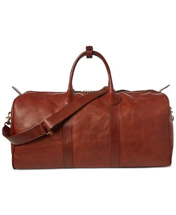 Polo Ralph Lauren logo-print Leather Duffle Bag - Farfetch