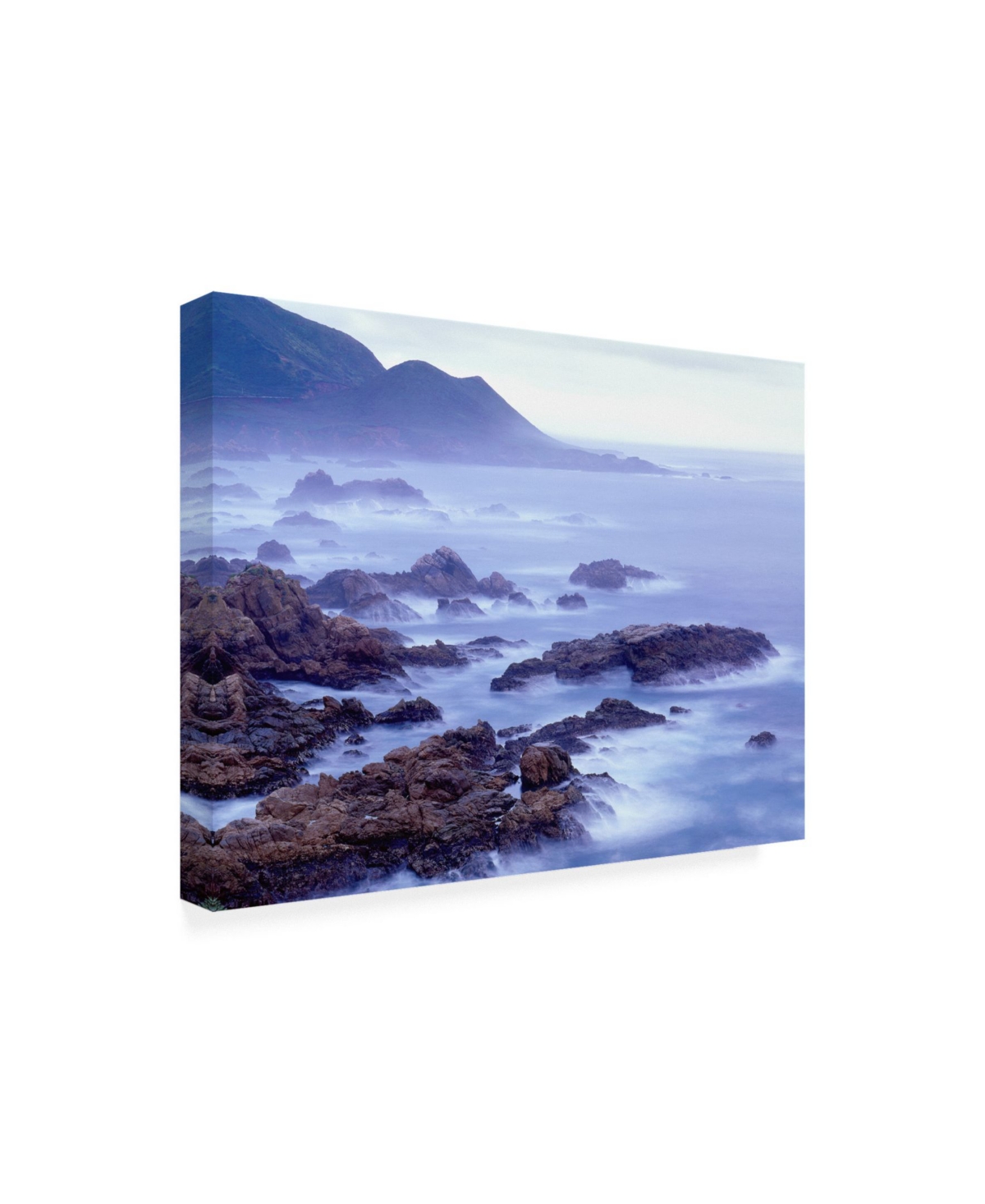 Monte Nagler Surf and Foothills Big Sur California Canvas Art -