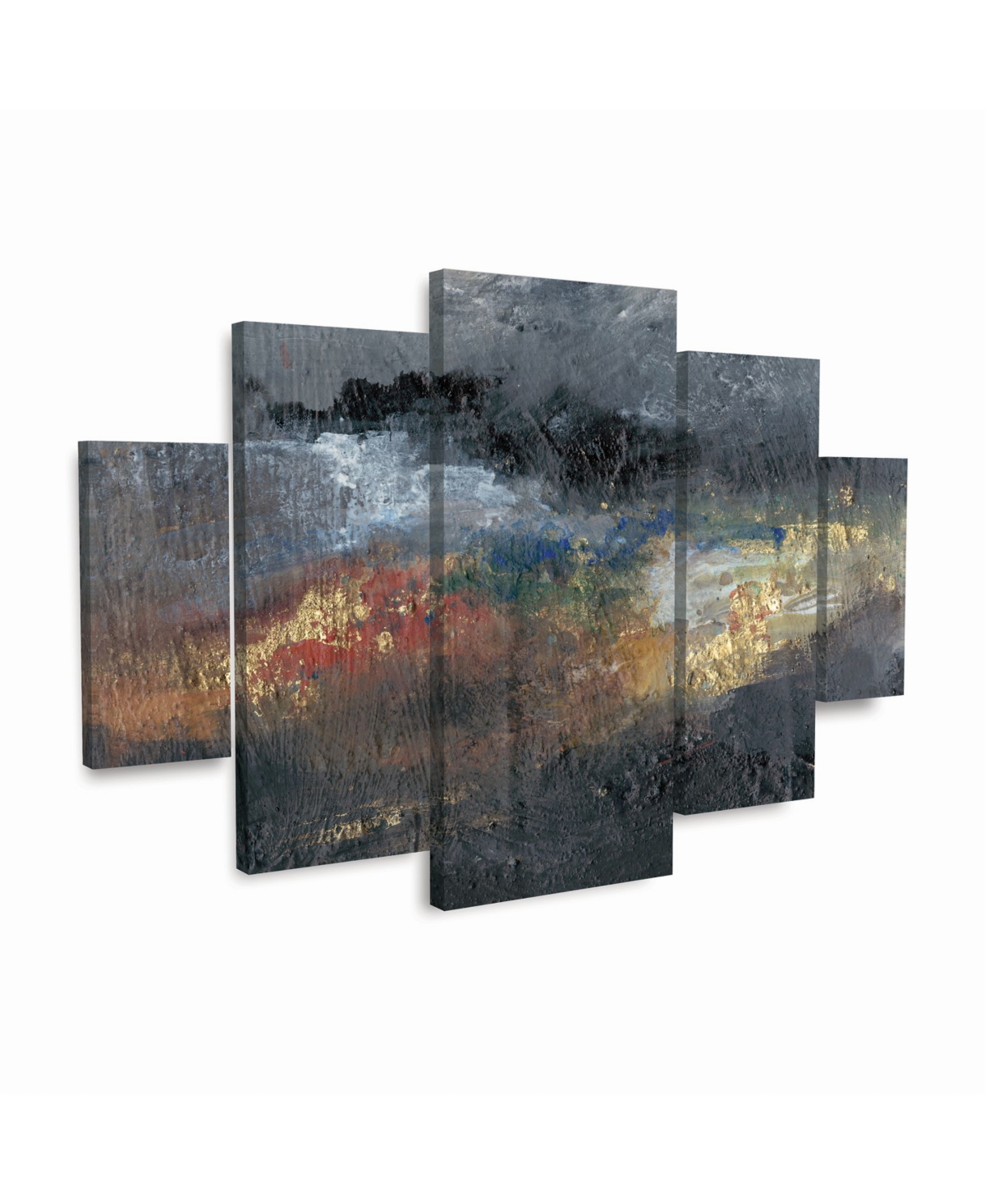 Joyce Combs Mountains in the Mist IiiPanel Art Set Large Diamond - - Multi