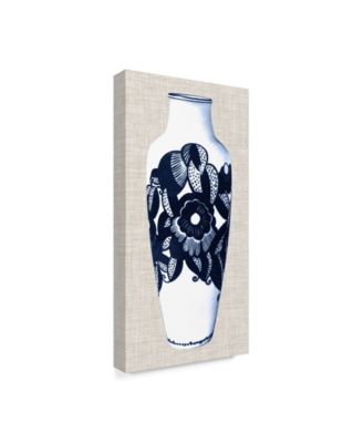 Trademark Global Unknown Blue & White Vase III Canvas Art - 15" x 20"