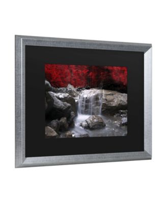 Philippe Sainte-Laudy Red Vison Matted Framed Art - 20" x 25"