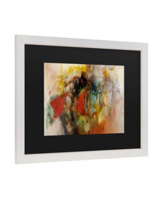 Masters Fine Art Pier Silhouette Matted Framed Art - 20" x 25"