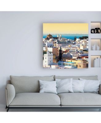 Trademark Global Philippe Hugonnard Made in Spain 3 City of Cadiz at Sunset Canvas Art - 19.5" x 26"
