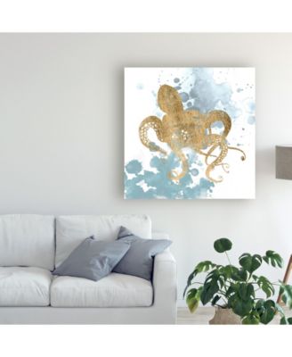 Trademark Global Grace Popp Gilded Splash I Canvas Art - 20" x 25"
