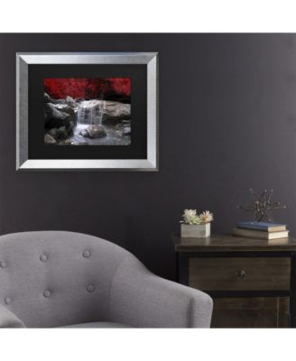 Philippe Sainte-Laudy Red Vison Matted Framed Art - 20" x 25"