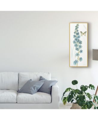 Lisa Audit Rainbow Seeds Flowers VI Butterfly Canvas Art - 15" x 20"