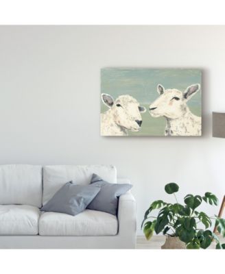 Trademark Global Jade Reynolds Bashful Sheep I Canvas Art - 20" x 25"