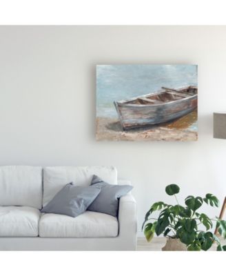 Ethan Harper Whitewashed Boat II Canvas Art - 20" x 25"