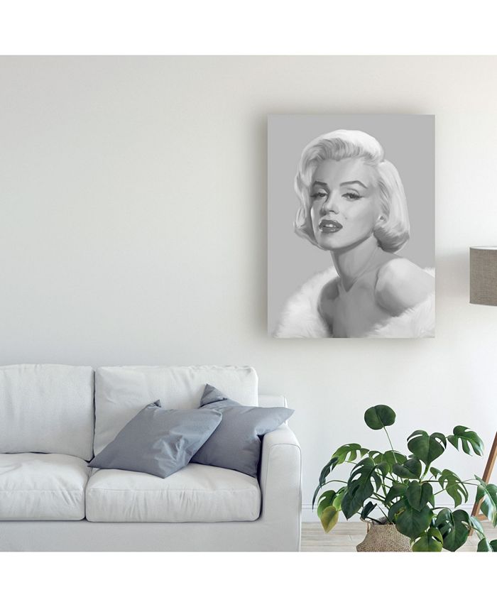 Trademark Global Chris Consani True Blue Marilyn Canvas Art - 20