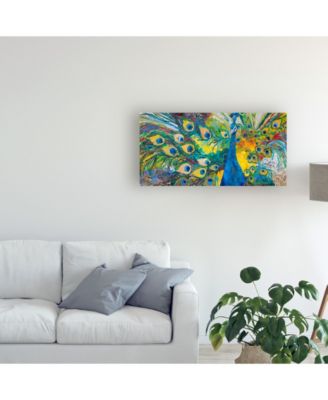 Elizabeth St. Hilaire Percy Peacock I Canvas Art - 20" x 25"