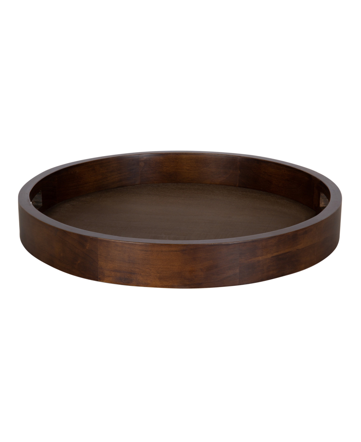 Kate and Laurel Hutton Round Wood Tray - 18.25