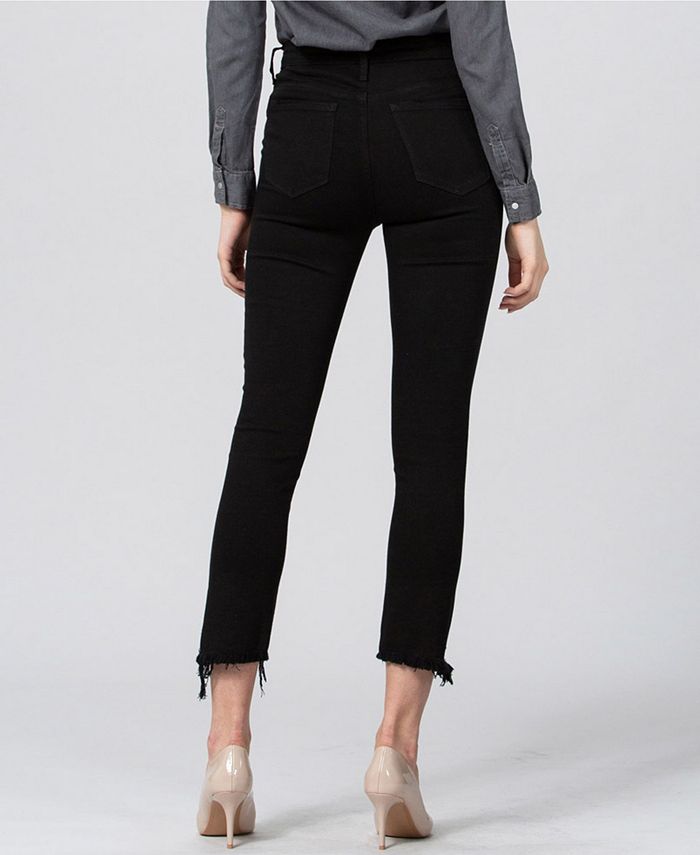 Vervet High Rise Crop Slim Wide Jean