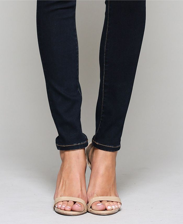 Vervet CATCH FIRE Hi-Rise Super Soft Cropped Slim Wide Jeans