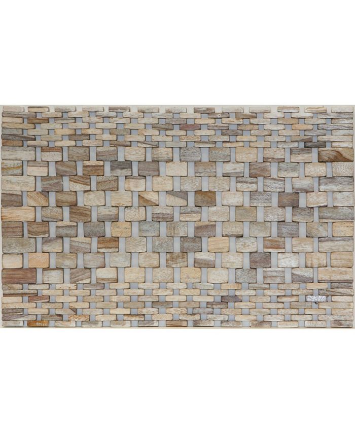 Hipo Modern Living White Wash Placemat, Set Of 2 Macy's