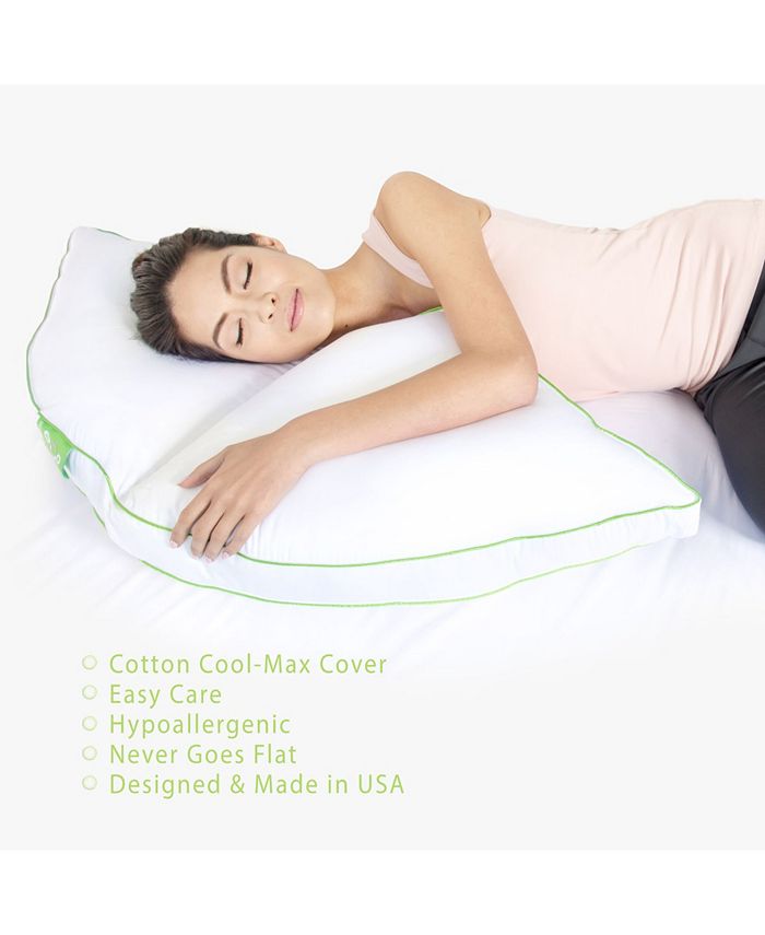 Rio Home Fashions Sleep Yoga Side Sleeper Pillow One Size Fits All