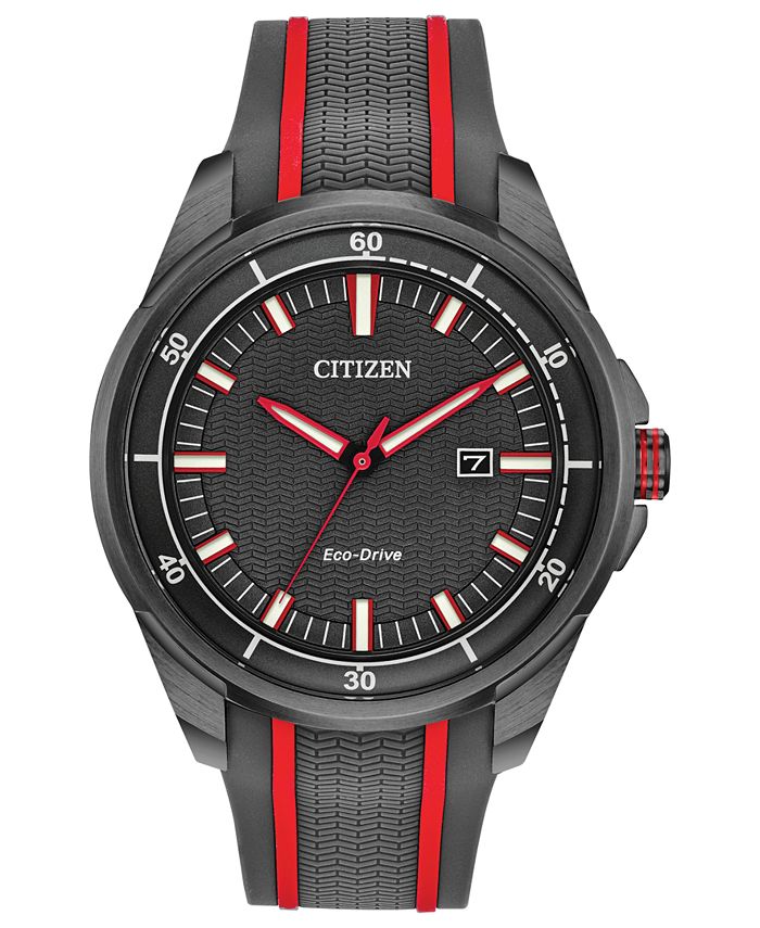 citizen eco drive silicone strap