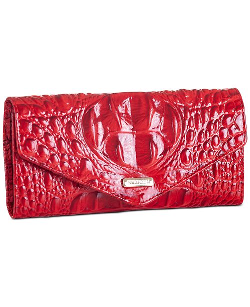 Brahmin Veronica Melbourne Embossed Leather Wallet & Reviews - Handbags & Accessories - Macy&#39;s