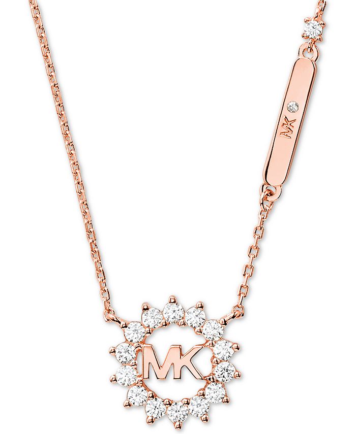 Michael kors crystal necklace store