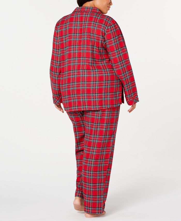 Family Pajamas Matching Plus Size Brinkley Plaid Family Pajama Set ...