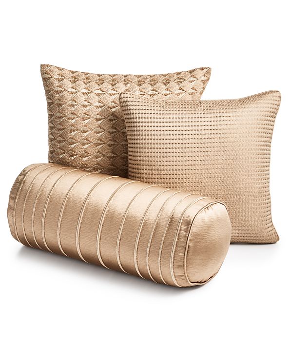 Hotel Collection CLOSEOUT! Deco Embroidery 16" x 16" Decorative Pillow, Created for Macy's