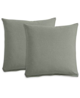 Furniture - Feather & Down 21" Fabric Pillows (Set of 2)