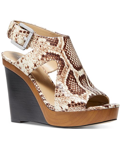 Michael Kors Josephine Wedge Sandals & Reviews - Sandals ...